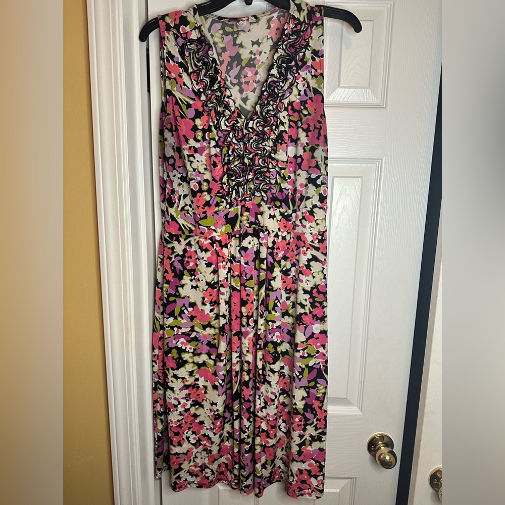 Madison Floral Ruffle Dress